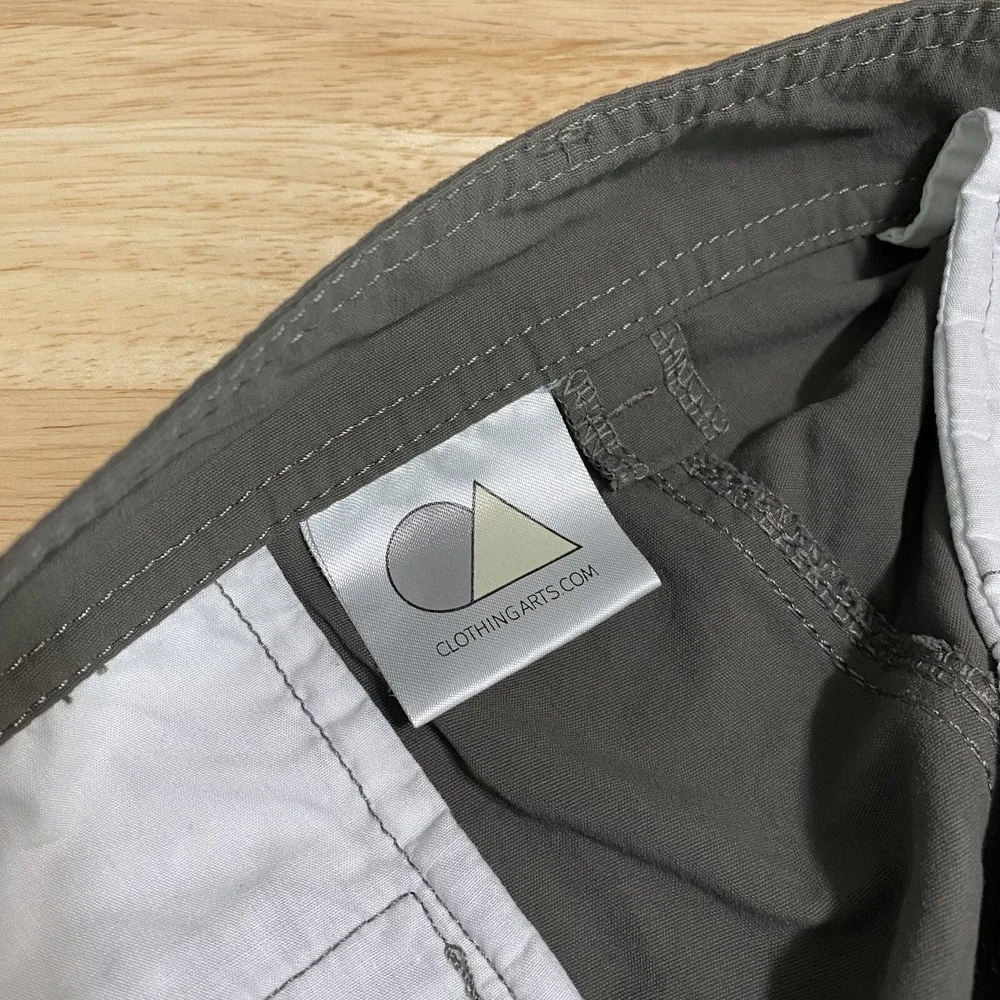 Clothing Arts Pants Men's Size 42 (42x32) Travel‎ Pants Pick-Pocket Proof Gray
